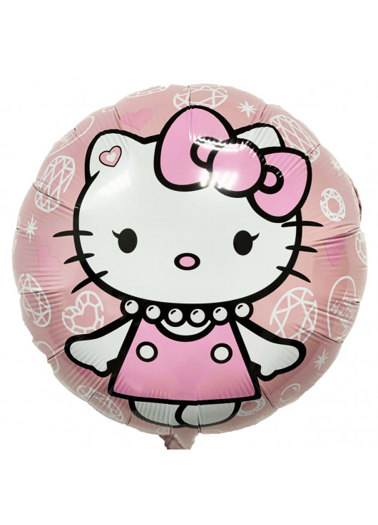 balloon with a pattern Hello kitty