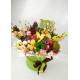Bright Flower mix in a hat box