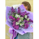 Mixed bouquet of lilacs and alstroemerias
