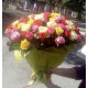 101 multi-colored roses