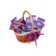 Milka chocolate basket