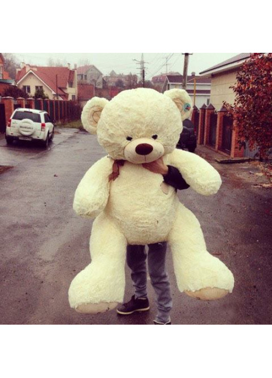 A huge teddy bear