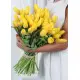 Bouquet yellow tulips