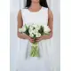Bouquet white tulips