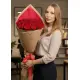 Cool bouquet of 25 red roses