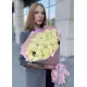 35 white roses in beautiful packaging