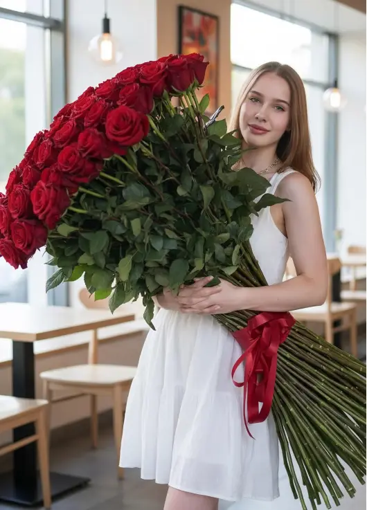 Huge roses 150-180 cm