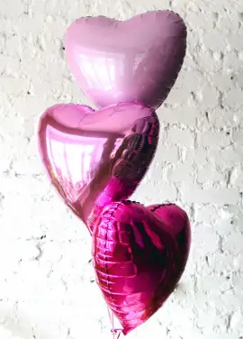 Set of hearts 3 pcs. 