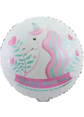 Round ball "White unicorn "