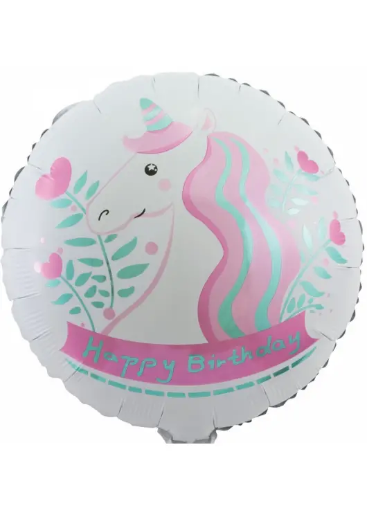 Round ball "White unicorn "