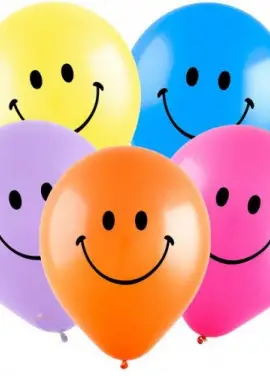 Pink air marbles  Smile 12 in