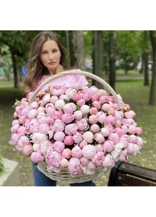 Lux basket 201 peony!