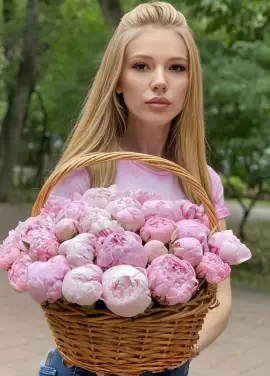 51 Pion Sarah Bernard in a basket buy in the Dnieper