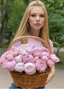 51 Pion Sarah Bernard in a basket buy in the Dnieper