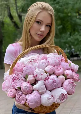 51 Pion Sarah Bernard in a basket buy in the Dnieper