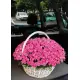 Basket of peony rose Bubbles in Dnieper Basket of peony rose Bubbles in Dnieper