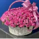 Basket of peony rose Bubbles in Dnieper Basket of peony rose Bubbles in Dnieper