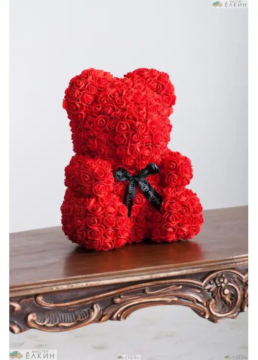 Luxury composition Teddy bear from roses Luxury composition Teddy bear from roses