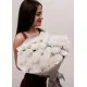 Bouquet of fluffy white chrysanthemum