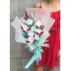 Authors bouquet of cotton 