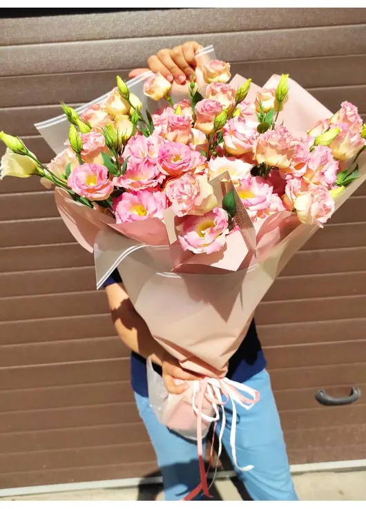 Pink eustoma