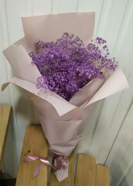 Rainbow: colored gypsophila