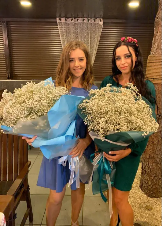 Bouquet of gypsophila