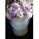 Flower mix in a hat box Flower mix in a hat box