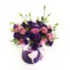 Flower mix in a hat box Flower mix in a hat box