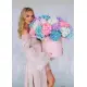 Big box with hydrangea