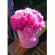 Hat box of peonies Dnipro Hat box of peonies Dnipro