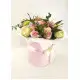 A gentle mix in a hat box