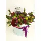 Presents flowers and teddy