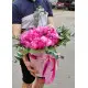 Hat box of peonies Dnipro Hat box of peonies Dnipro