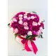 Hat box of peonies Dnipro
