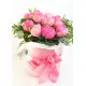 Hat box of peonies Dnipro Hat box of peonies Dnipro