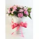 Hat box of peonies Dnipro Hat box of peonies Dnipro