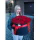 101 roses in a hatbox
