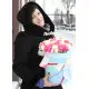 Pink and white roses in a hatbox Dnipro Pink and white roses in a hatbox Dnipro