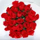 19 roses in a hatbox