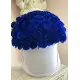 Blue roses in a hatbox