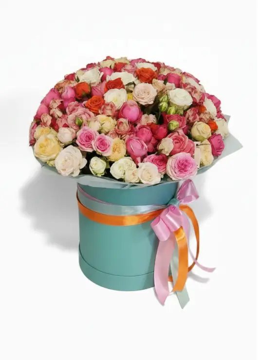Mixed Bush Rose Box XL — 25-31 Stems