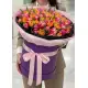 101 mixed tulips in a box (imported, Netherlands)