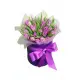 25 peony tulips in a box (imported, Netherlands)