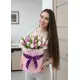25 tender tulips in a box (imported, Netherlands)