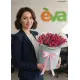 51 raspberry tulips in a box (imported, Netherlands)