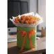 51 orange tulips in a box (imported, Netherlands)
