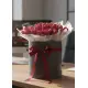 51 red tulips in a box (imported, Netherlands)