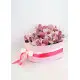 Orchids in a hat box heart Orchids in a hat box heart