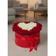 101 roses in a heart box “Contour”